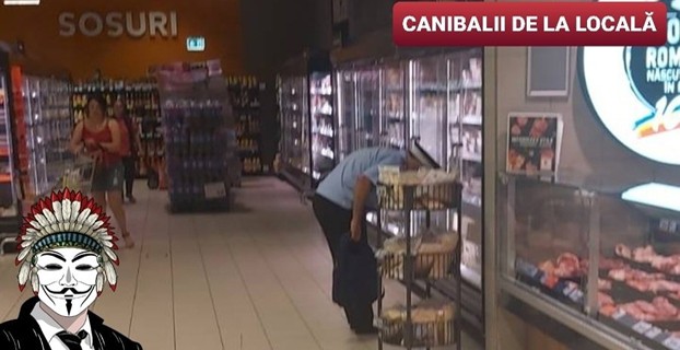 Canibalii de la Locala care o freaca la rece prin supermarketuri!