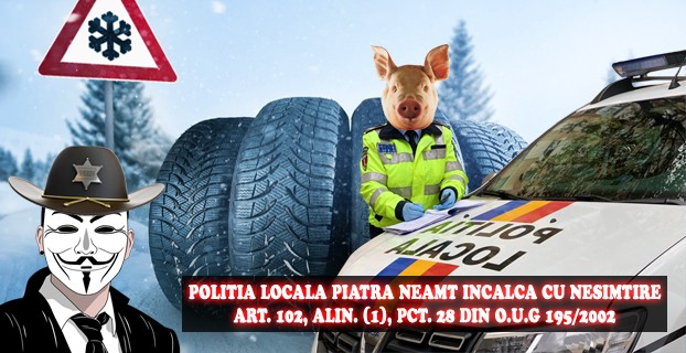 FOTO – Politia Locala Piatra Neamt, PERICOL PUBLIC PE SOSELE!