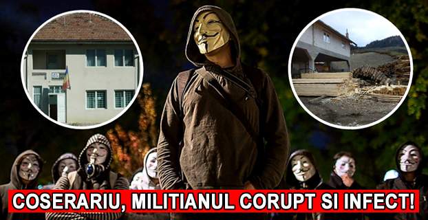 Militianul INFECT Coserariu, GUNOIUL Vinca si hotii de lemne de la Damuc