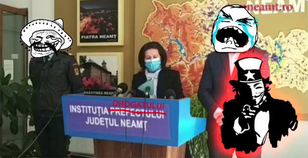 (VIDEO) – DROGATUL de la Prefectura si SLUGILE nealiniate