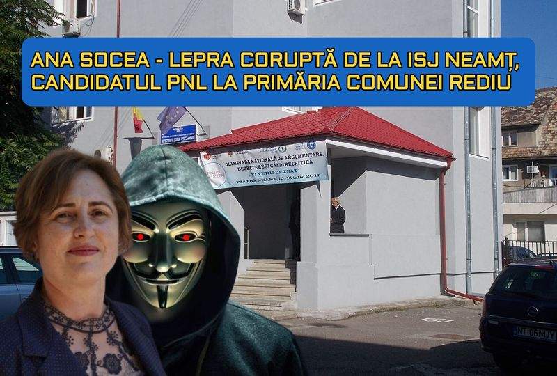 Lepra Ana Socea (ISJ Neamt), candidat la Primaria Rediu