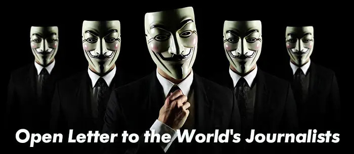 anonymous open letter to the world s journalists anonymous piatra neamt