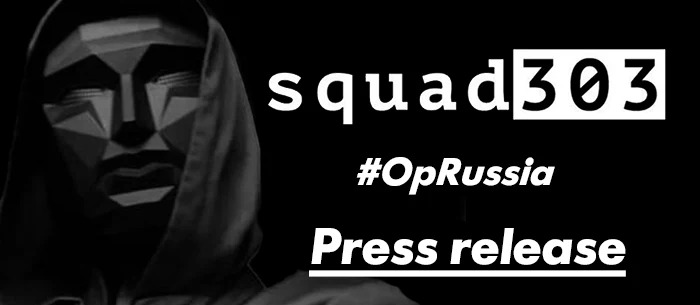 Anonymous #OpRussia – Press Release