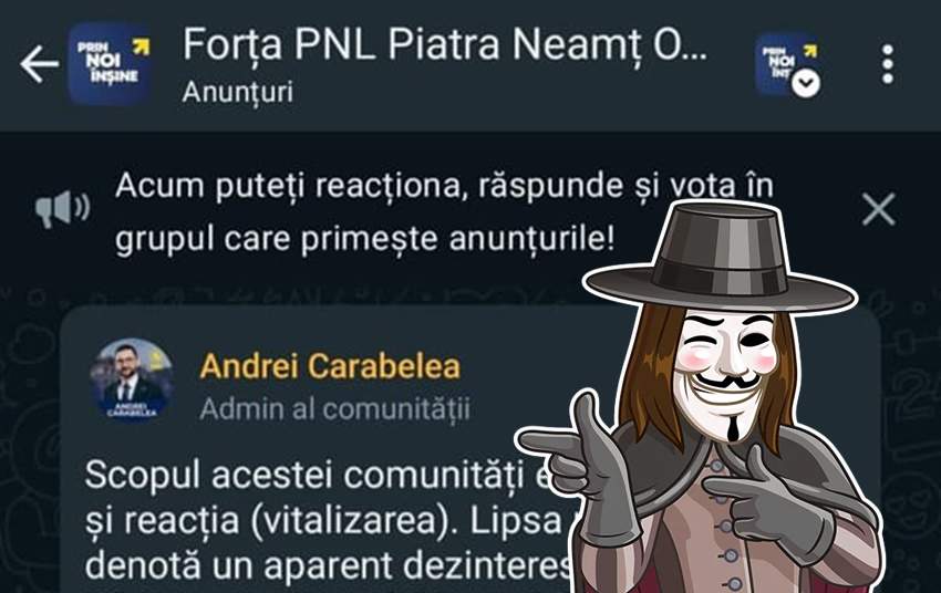 Cum manipuleaza opinia publica Andrei Carabelea impreuna cu gunoaiele de la PNL Neamt