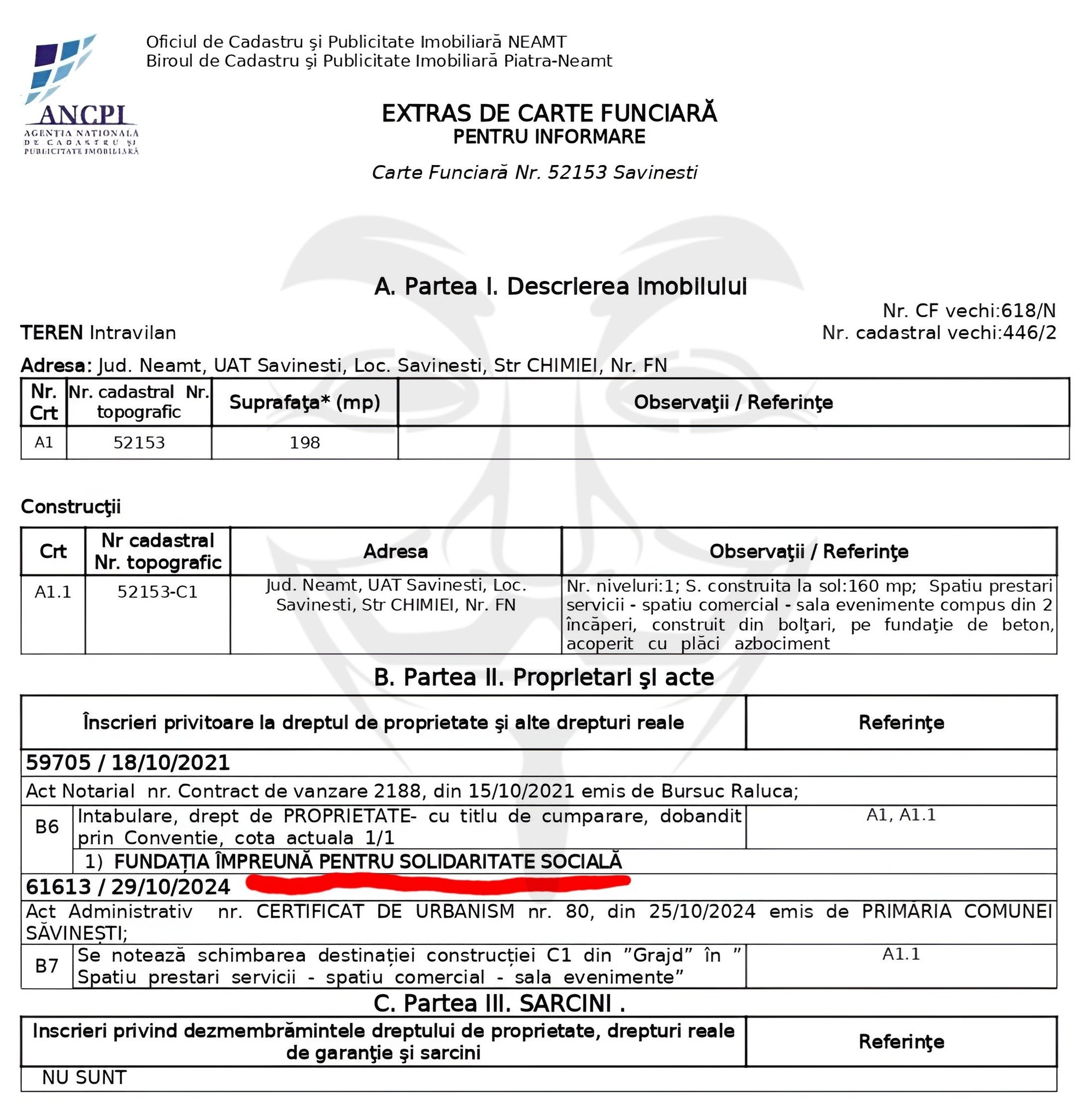 preot petru munteanu savinesti neamt codrul boieresc frauda fundaie solidaritate sociala 2 anonymous piatra neamt