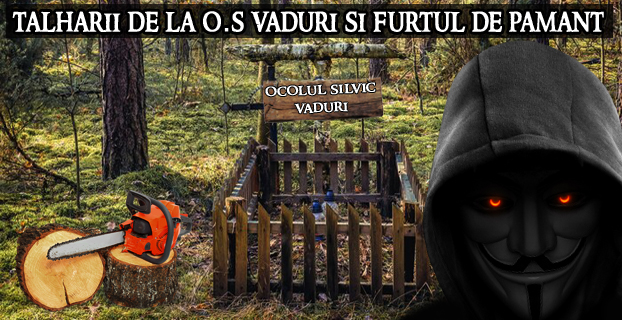 Talharii de la Ocolul Silvic Vaduri si FURTUL de pamant de la Statul Roman!