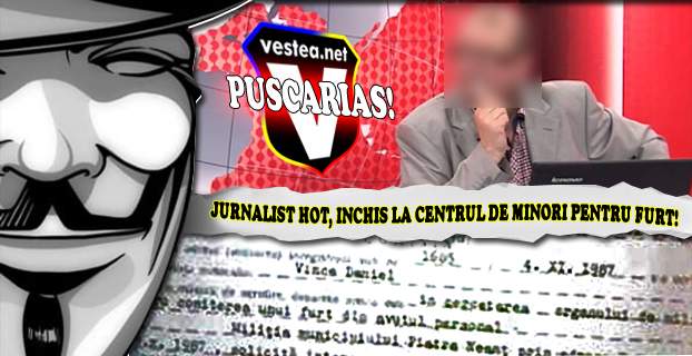 DOCUMENT – Dovada ca sobolanul Vinca de la vestea.net a fost inchis la centrul de minori pentru FURT!