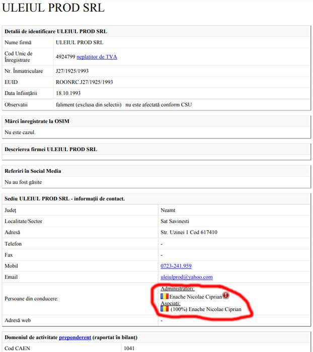 uleiul prod 1 anonymous piatra neamt uleiul prod 1