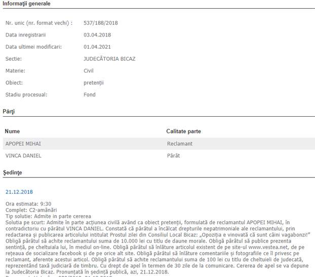 dosar vinca 1 anonymous piatra neamt dosar vinca 1